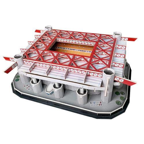 Habarri - SAN SIRO Puzzle 3D - 3D Puzzle Stadion - 3D Fußballstadion für Kinder und Erwachsene - Fußballstadion Modell - Modellbau - 154 Elemente Habarri - SAN SIRO Puzzle 3D - 3D Puzzle Stadion - 3D Fußballstadion für Kinder und Erwachsene - Fußballstadion Modell - Modellbau - 154 Elemente von UniteDream