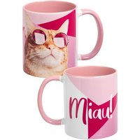 Mug - Katze - miau -inner pink Mug - Katze - miau -inner pink von United Labels