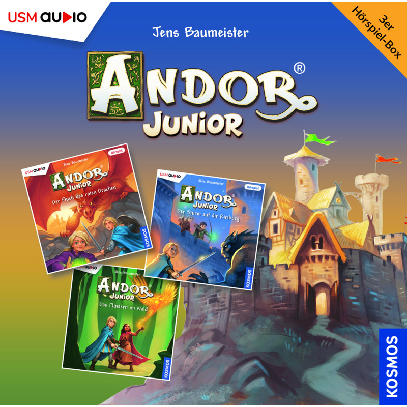 Die große Andor Junior Hörbox Folgen 1-3 (3 Audio CDs),3 Audio-CD von United Soft Media (USM)