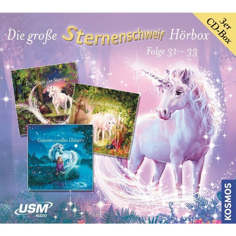 Sternenschweif - Box 11 - Die große Sternenschweif Hörbox Folgen 31-33 (3 Audio CDs),3 Audio-CD von United Soft Media (USM)