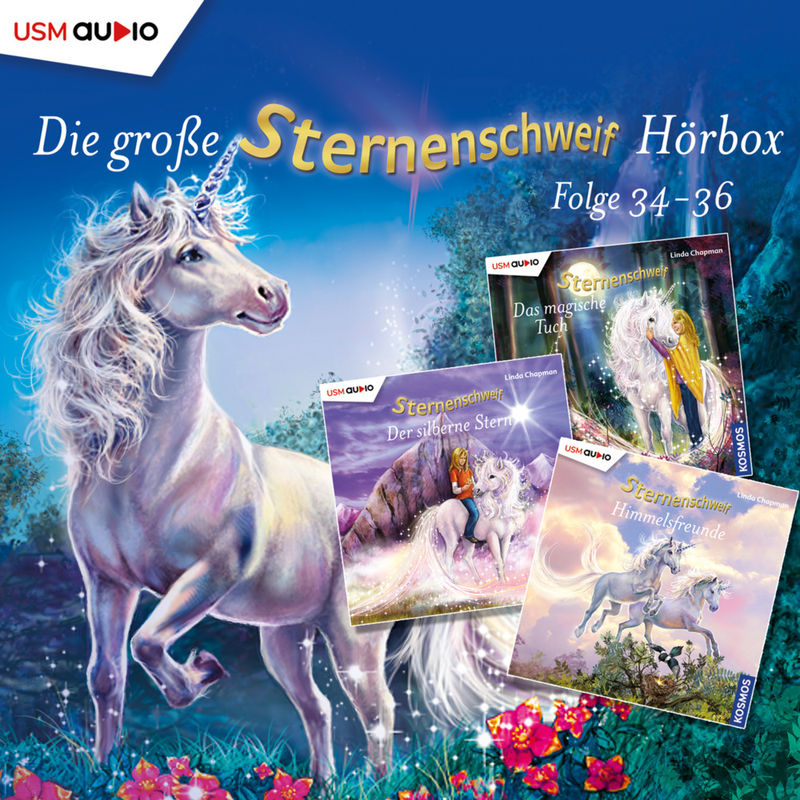 Die große Sternenschweif Hörbox Folgen 34-36 (3 Audio CDs),3 Audio-CD von United Soft Media (USM)