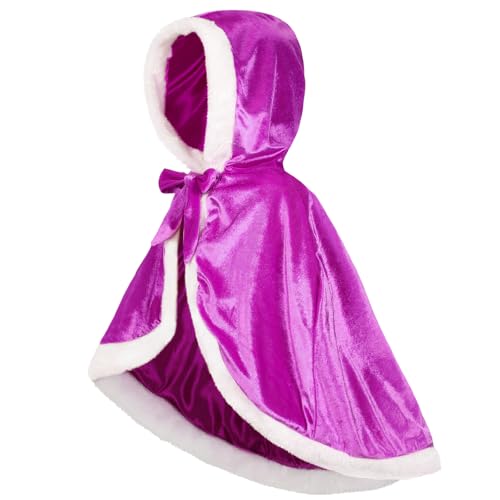 Unittype Prinzessinnenkostüm mit Kapuze, Weihnachten, für kleine Mädchen, Winter, Weihnachten, Geburtstagsfeier, Cosplay, Violett, 3-4 Jahre Unittype Prinzessinnenkostüm mit Kapuze, Weihnachten, für kleine Mädchen, Winter, Weihnachten, Geburtstagsfeier, Cosplay, Violett, 3-4 Jahre von Unittype