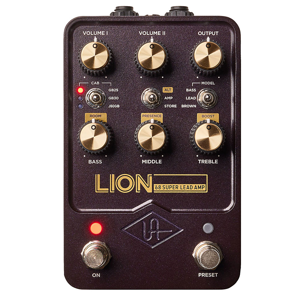 Universal Audio Lion 68 Super Lead Amp Effektgerät E-Gitarre Universal Audio Lion 68 Super Lead Amp Effektgerät E-Gitarre von Universal Audio