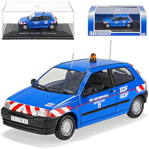 Universal Hobbies Renautl Clio 1. Generation EDF GDF Blau 1/43 Modellauto Modell Auto Universal Hobbies Renautl Clio 1. Generation EDF GDF Blau 1/43 Modellauto Modell Auto von Universal Hobbies