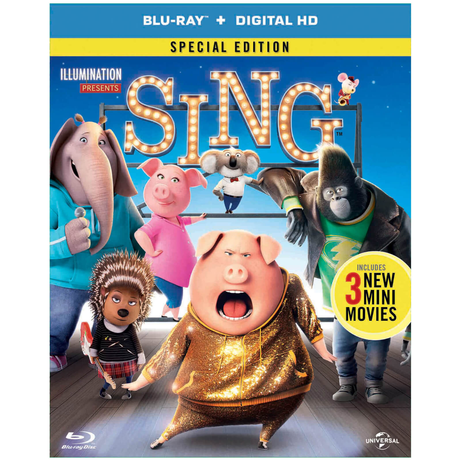 Sing (mit DVD und digitalem Download) von Universal Pictures