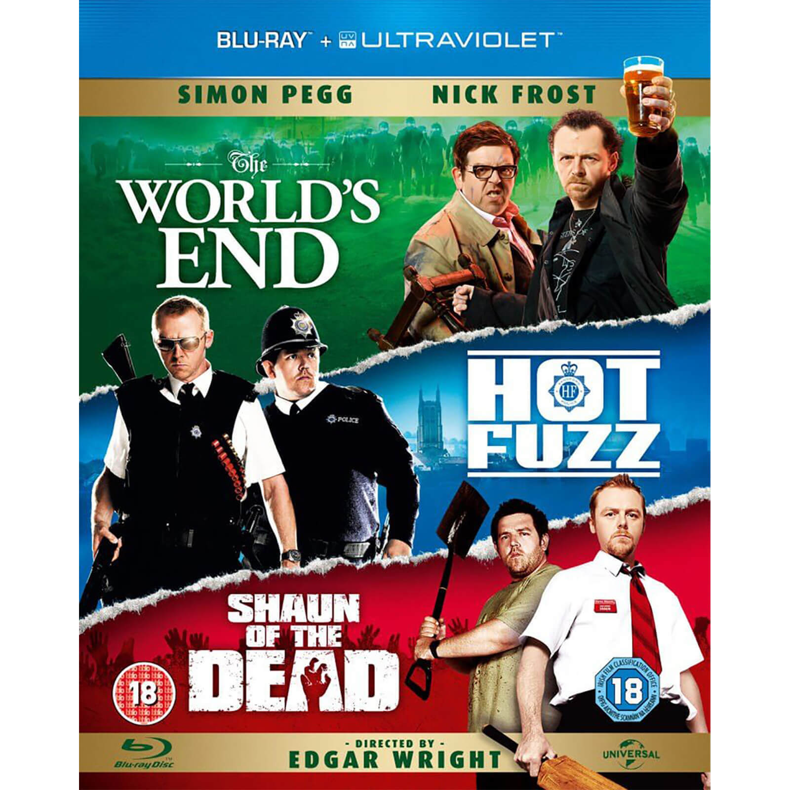 The Worlds End / Hot Fuzz / Shaun of the Dead The Worlds End / Hot Fuzz / Shaun of the Dead von Universal Pictures