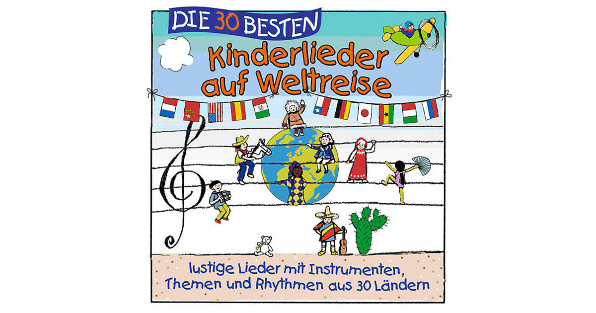CD Die 30 besten Kinderlieder auf Weltreise Hörbuch CD Die 30 besten Kinderlieder auf Weltreise Hörbuch von Universal