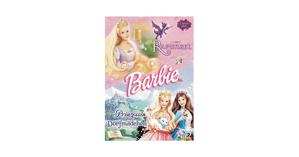 DVD Barbie-Märchen Box: Rapunzel / Die Prinzessin und das Dorfmädchen Hörbuch DVD Barbie-Märchen Box: Rapunzel / Die Prinzessin und das Dorfmädchen Hörbuch von Universal