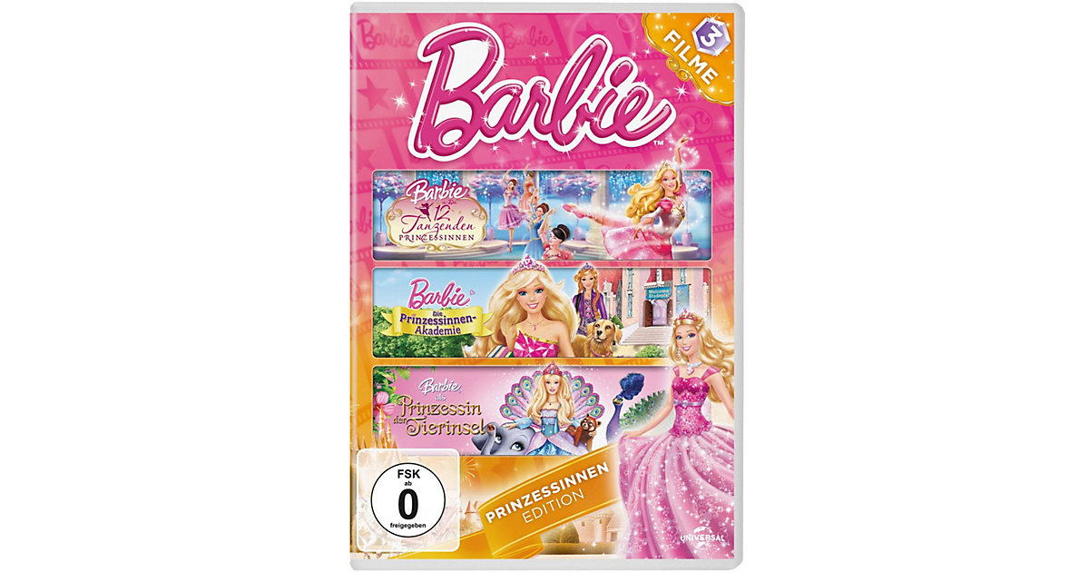 DVD Barbie Prinzessinnen Edition (3 DVDs) Hörbuch von Universal
