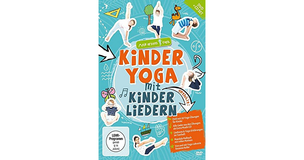 Mein erstes Yoga - Kinder-Yoga mit Kinderliedern (DVD + CD) Hörbuch Mein erstes Yoga - Kinder-Yoga mit Kinderliedern (DVD + CD) Hörbuch von Universal