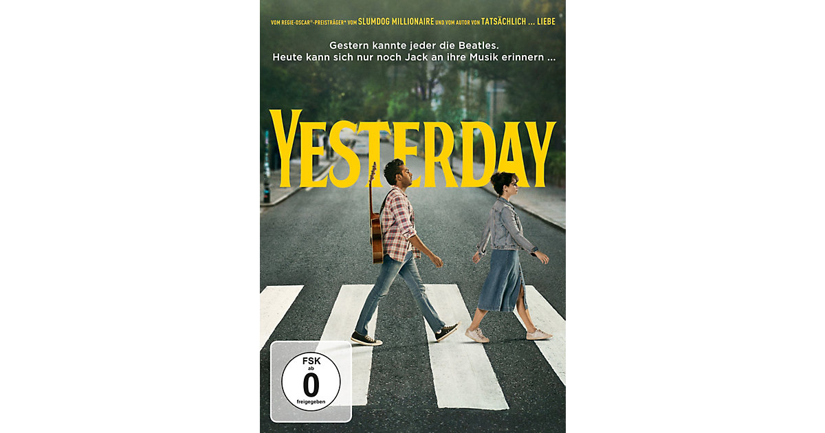 DVD Yesterday Hörbuch DVD Yesterday Hörbuch von Universal