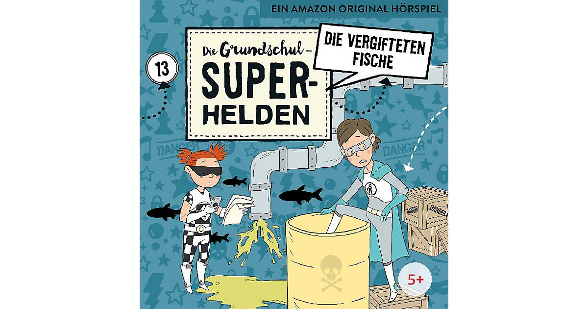 Die Grundschul-Superhelden - Die vergifteten Fische, 1 Audio-CD Hörbuch von Universal