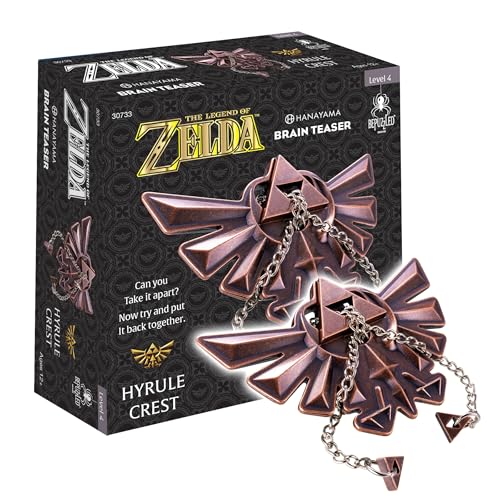 BePuzzled, Legend of Zelda Hyrule Crest Hanayama Brain Teaser, Mensa bewertet Level 4, ab 12 Jahren BePuzzled, Legend of Zelda Hyrule Crest Hanayama Brain Teaser, Mensa bewertet Level 4, ab 12 Jahren von University Games