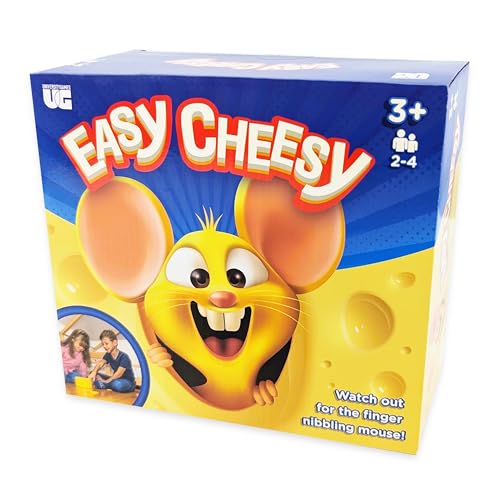 Easy Cheesy Mouse Versteckspiel, ab 3 Jahren, 2-4 Spieler, Familien-Brettspiel, Gelb Easy Cheesy Mouse Versteckspiel, ab 3 Jahren, 2-4 Spieler, Familien-Brettspiel, Gelb von University Games
