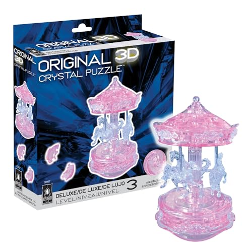 Original 3D Crystal Puzzle - Deluxe Carousel by Bepuzzled von Bepuzzled