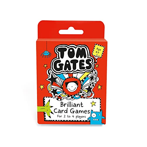 University Games Tom Gates Truly Awesome Kartenspiel-Set (U08544), Rot, Blau, Gelb von University Games