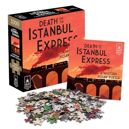University Games Puzzle The Orient Express 1000 Teile Mord Mystery Orange 33122 von Murder Mystery Party