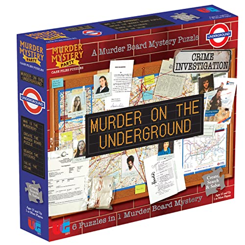 University Games 33272 Mystery Case Dateien Puzzle Murder on The Underground von University Games