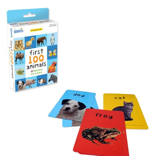 University Games First 100 Words Animals Card Game, 01335 von University Games