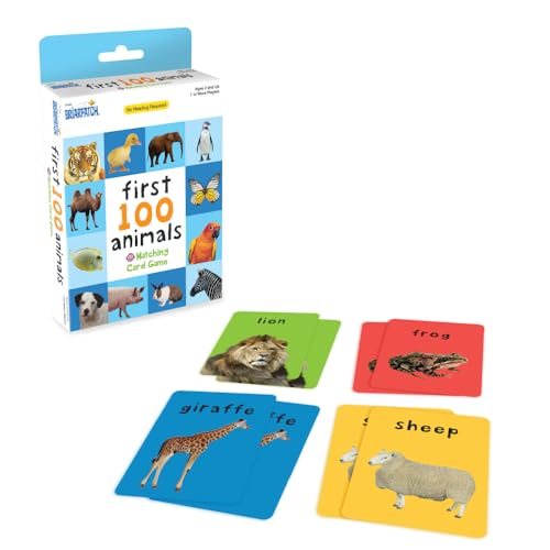 University Games First 100 Words Animals Card Game, 01335 von University Games