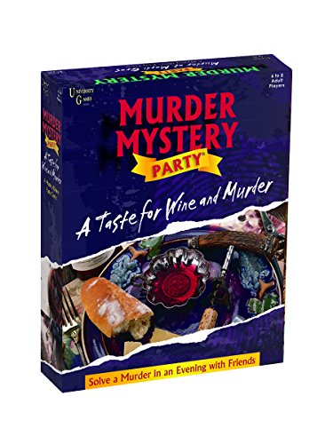 University Games Murder Mystery Party Games - A Taste for Wine and Murder by von University Games