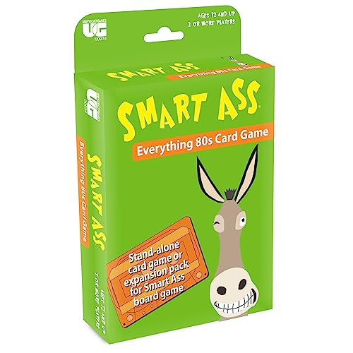 University Games Smart Ass 80er Tuck Box Kartenspiel, perfekt für Spieleabend unterwegs, für 2 oder mehr Spieler ab 12 Jahren University Games Smart Ass 80er Tuck Box Kartenspiel, perfekt für Spieleabend unterwegs, für 2 oder mehr Spieler ab 12 Jahren von University Games