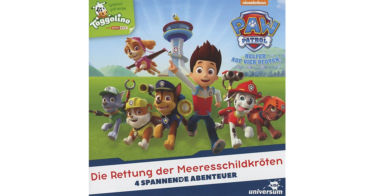CD Paw Patrol 1 - Die Rettung der Meeresschildkröten Hörbuch CD Paw Patrol 1 - Die Rettung der Meeresschildkröten Hörbuch von Universum