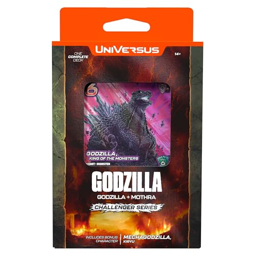 Universus Godzilla Challenger Series - Godzilla & Mothra Deck - 2 Character Decks, Ready to Play, Deck Building Card Game, Licensed, UVS Games Universus Godzilla Challenger Series - Godzilla & Mothra Deck - 2 Character Decks, Ready to Play, Deck Building Card Game, Licensed, UVS Games von Universus