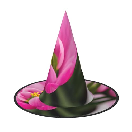 Spring Is In The Air Print Halloween Hexenhut Unisex für Partys, Weihnachtsfeiern, Karneval und Cosplay von Unkhtt