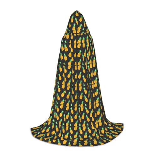Unkhtt Ananas-Aufdruck, Kapuzenumhang, Herren, Damen, Teenager, Kinder, für Karneval, Kostümpartys, Halloween, Cosplay Unkhtt Ananas-Aufdruck, Kapuzenumhang, Herren, Damen, Teenager, Kinder, für Karneval, Kostümpartys, Halloween, Cosplay von Unkhtt