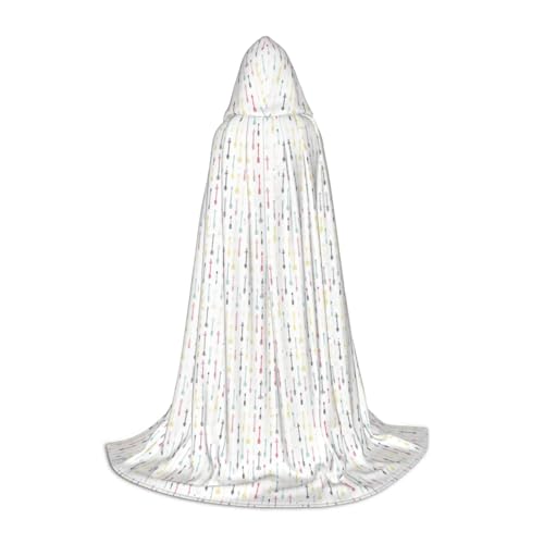 Unkhtt Bunte, handgezeichnete Kunst mit Pfeilen im Boho-Stil, Kapuzenumhang, Herren, Damen, Teenager, Kinder, für Karneval, Kostümpartys, Halloween, Cosplay Unkhtt Bunte, handgezeichnete Kunst mit Pfeilen im Boho-Stil, Kapuzenumhang, Herren, Damen, Teenager, Kinder, für Karneval, Kostümpartys, Halloween, Cosplay von Unkhtt