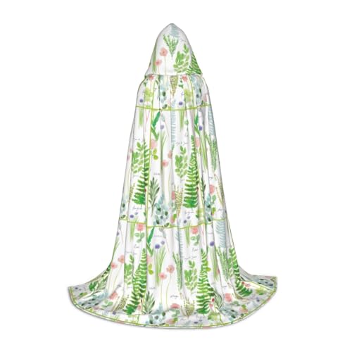 Unkhtt Frühlings-Kräutergarten-Umhang mit Kapuze, für Herren, Damen, Teenager, Kinder, für Karneval, Kostümpartys, Halloween, Cosplay Unkhtt Frühlings-Kräutergarten-Umhang mit Kapuze, für Herren, Damen, Teenager, Kinder, für Karneval, Kostümpartys, Halloween, Cosplay von Unkhtt