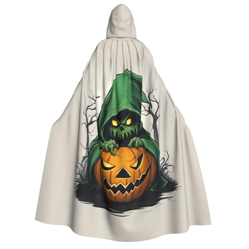 Unkhtt Grüner Geist Horror Halloween Kürbis 1 Druck Kapuzenumhang Herren Damen Teenager Kinder für Karneval Kostüm Partys Halloween Cosplay Unkhtt Grüner Geist Horror Halloween Kürbis 1 Druck Kapuzenumhang Herren Damen Teenager Kinder für Karneval Kostüm Partys Halloween Cosplay von Unkhtt