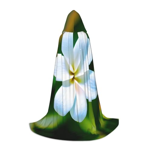 Unkhtt Hawaii-Blumen-Umhang mit Kapuze, für Herren, Damen, Teenager, Kinder, für Karneval, Kostümpartys, Halloween, Cosplay Unkhtt Hawaii-Blumen-Umhang mit Kapuze, für Herren, Damen, Teenager, Kinder, für Karneval, Kostümpartys, Halloween, Cosplay von Unkhtt