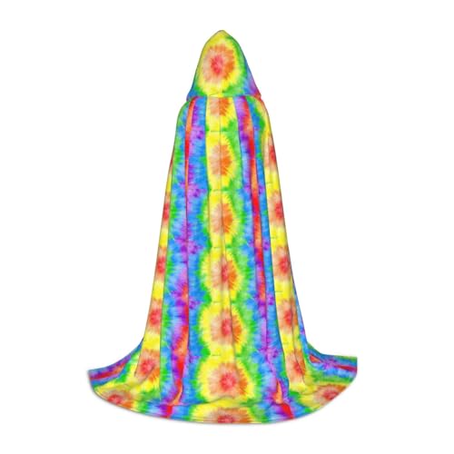 Unkhtt Kapuzenumhang mit Batikdruck, für Herren, Damen, Teenager, Kinder, für Karneval, Kostümpartys, Halloween, Cosplay Unkhtt Kapuzenumhang mit Batikdruck, für Herren, Damen, Teenager, Kinder, für Karneval, Kostümpartys, Halloween, Cosplay von Unkhtt