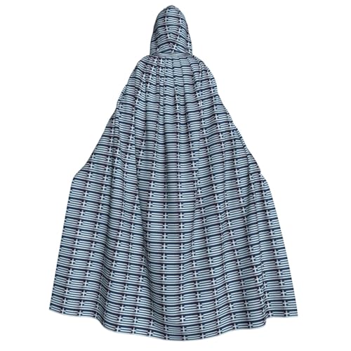 Unkhtt Kapuzenumhang mit griechischer Flagge, für Herren, Damen, Teenager, Kinder, für Karneval, Kostümpartys, Halloween, Cosplay Unkhtt Kapuzenumhang mit griechischer Flagge, für Herren, Damen, Teenager, Kinder, für Karneval, Kostümpartys, Halloween, Cosplay von Unkhtt