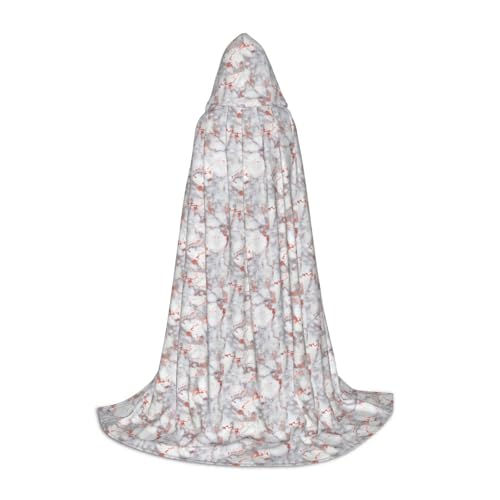 Unkhtt Umhang mit Kapuze, weißer Marmor, Rotgold, für Herren, Damen, Teenager, Kinder, für Karneval, Kostümpartys, Halloween, Cosplay Unkhtt Umhang mit Kapuze, weißer Marmor, Rotgold, für Herren, Damen, Teenager, Kinder, für Karneval, Kostümpartys, Halloween, Cosplay von Unkhtt