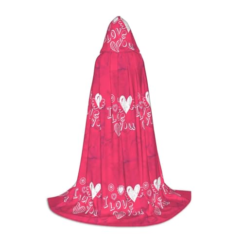 Unkhtt Umhang mit Kapuze zum Valentinstag, Herz, für Herren, Damen, Teenager, Kinder, für Karneval, Kostümpartys, Halloween, Cosplay Unkhtt Umhang mit Kapuze zum Valentinstag, Herz, für Herren, Damen, Teenager, Kinder, für Karneval, Kostümpartys, Halloween, Cosplay von Unkhtt