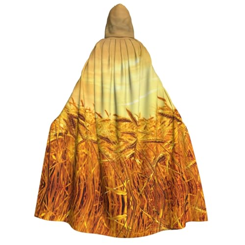 Unkhtt Weizenfelddruck Kapuzenumhang für Herren, Damen, Teenager, Kinder, für Karneval, Kostümpartys, Halloween, Cosplay Unkhtt Weizenfelddruck Kapuzenumhang für Herren, Damen, Teenager, Kinder, für Karneval, Kostümpartys, Halloween, Cosplay von Unkhtt
