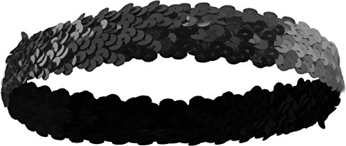 Schmales Stirnband ~ Pailletten schwarz ~ Karneval 20er Jahre Kostüm Fasching Schmales Stirnband ~ Pailletten schwarz ~ Karneval 20er Jahre Kostüm Fasching von Unknown
