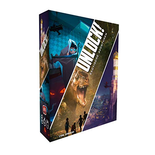 Unlock! 4 Exotische Abenteuer - Kartenspiel - Escaperoom - Für die ganze Familie [DE] von Space Cowboys