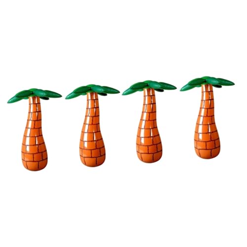 Unomor Kinderspielzeug 4 Stück Spielzeug Becher Kokospalme Aufblasbar Kokosnussbaum Kind Spielzeuge von Unomor
