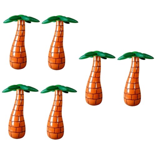 Unomor Kinderspielzeug 6 STK Spielzeug Becher Kokospalme Kind Kokosnussbaum Aufblasbar Spielzeuge von Unomor