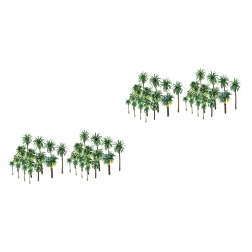 Unomor 72 STK künstliche Kokospalme Artificial Tree plastikbaum Architektur Bäume Landschaft Spielzeugzug Gründekor Landschaft DIY bäume Miniaturbäume dreidimensional Anlage von Unomor