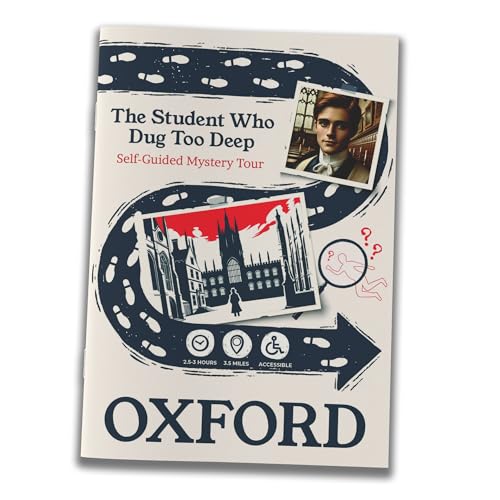 Selbstgeführte Murder Mystery Walking Tour - Das fehlende Manuskript (Oxford Edition) Löse Hinweise, Erkunde Sehenswürdigkeiten, Outdoor-Detektivspiel für Erwachsene, Paare und Familien von Unsolved Trails