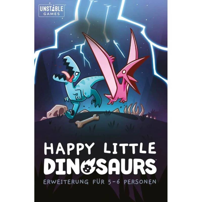 'Happy Little Dinosaurs – Erweiterung für 5 bis 6 Personen' von Unstable Game