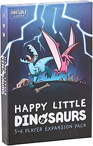 TeeTurtle , Happy Little Dinosaurs: 5-6 Player Expansion, Card Game, Ages 8+, 2-6 Players, 30-60 Minutes Playing Time, 5565-UU-EXP1 TeeTurtle , Happy Little Dinosaurs: 5-6 Player Expansion, Card Game, Ages 8+, 2-6 Players, 30-60 Minutes Playing Time, 5565-UU-EXP1 von Unstable Games