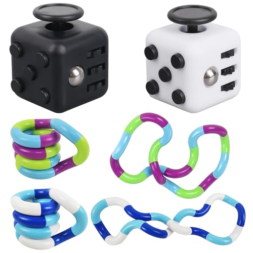 Unvtap Fidget Toys Set 6 Stück Anti Stress Spielzeug, Autismus Spielzeug, Sensory Toys, Adhs Spielzeug für Kinder Erwachsene, Fingerspielzeug zur Stressaubbau bei Nervösität, Anxiety toy, Stimming toy Unvtap Fidget Toys Set 6 Stück Anti Stress Spielzeug, Autismus Spielzeug, Sensory Toys, Adhs Spielzeug für Kinder Erwachsene, Fingerspielzeug zur Stressaubbau bei Nervösität, Anxiety toy, Stimming toy von Unvtap