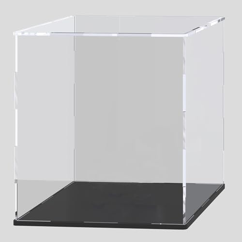 UoYeet Acryl Vitrine für Miniatur Puppenhaus, Stabiler Transparenter Staubschutz für DIY Bastelhaus Bausatz, Staubsichere Acrylbox für Miniaturhaus Bausatz, 8×6×7 Zoll UoYeet Acryl Vitrine für Miniatur Puppenhaus, Stabiler Transparenter Staubschutz für DIY Bastelhaus Bausatz, Staubsichere Acrylbox für Miniaturhaus Bausatz, 8×6×7 Zoll von UoYeet