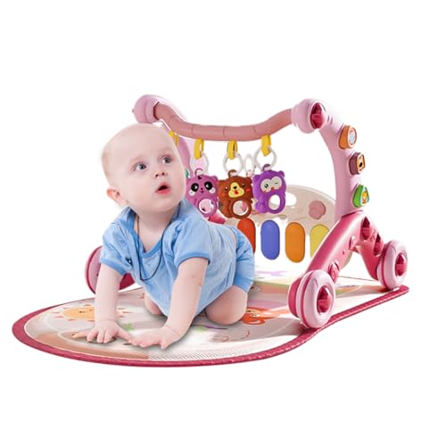 Baby Activity Mat, Baby Gym Play Mats with Walker, 29.13x19.69x16.93 Inches Non Slip Developmental Fine Motor Skills Toy, Interactive Toddler Supplies for Home, Nursery Floor Baby Activity Mat, Baby Gym Play Mats with Walker, 29.13x19.69x16.93 Inches Non Slip Developmental Fine Motor Skills Toy, Interactive Toddler Supplies for Home, Nursery Floor von Uonguon